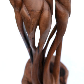 Скульптура под названием "Manifeste" - Marmar, Подлинное произведение искусства, Дерево