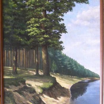 Painting titled "Berezina River" by Peter Perun, Original Artwork