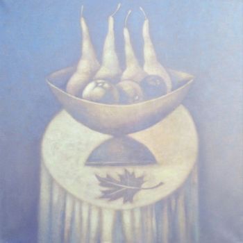 Картина под названием "MESA  DE LA MAÑANA" - Pescador, Подлинное произведение искусства