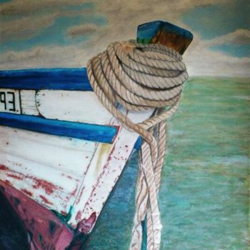 Pintura titulada "Marisma" por Mariano Padilla, Obra de arte original, Oleo