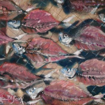Peinture intitulée "peixe seco 2" par Philippe Peseux, Œuvre d'art originale, Huile