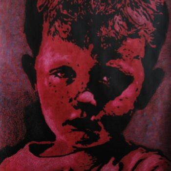 Коллажи под названием "red boy" - Николай Васильев, Подлинное произведение искусства