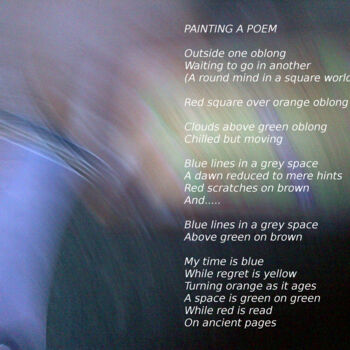 Digital Arts titled "Painting A Poem" by Pete Shepherd, Original Artwork, 2D Digital Work