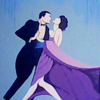 Painting titled "Tango" by Davo, Original Artwork