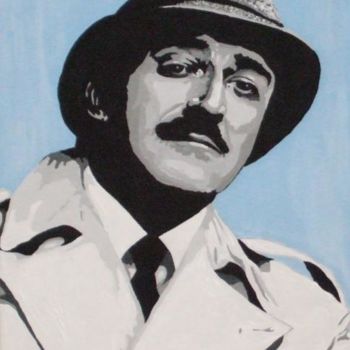Painting titled "Clouseau" by Davo, Original Artwork