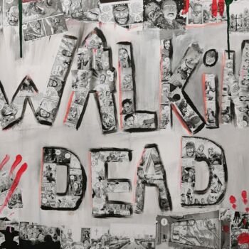 The Walking Dead Comic Collage