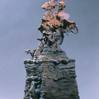 Escultura titulada "Last Ride of Ozyman…" por Peter Babakitis, Obra de arte original