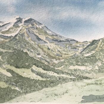 Painting titled "Ziller valley" by Peter Blake, Original Artwork, Watercolor