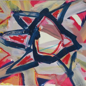 Painting titled "Star no.10" by Peter Ceccon, Original Artwork, Acrylic