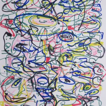 Drawing titled "s/p number 1" by Peter Ceccon, Original Artwork, Marker