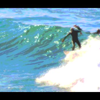 「Surfer 9」というタイトルの写真撮影 Peter Faureによって, オリジナルのアートワーク, デジタル