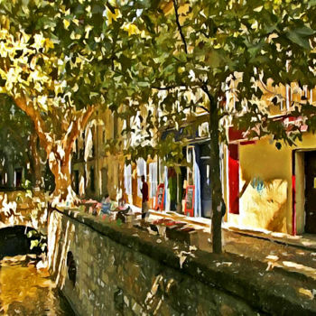 Painting titled "Avignon, Vaucluse P…" by Peter Ford, Original Artwork, Oil