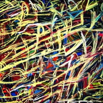 Malerei mit dem Titel "Tall-grass (Size 6…" von Peter Jalesh, Original-Kunstwerk, Acryl