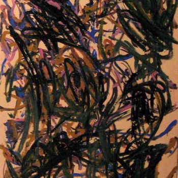 Peinture intitulée "The maze II" par Peter Jalesh, Œuvre d'art originale, Acrylique