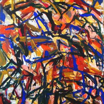 Painting titled "Broken branches (48…" by Peter Jalesh, Original Artwork, Acrylic