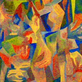 Картина под названием "Break Danse" - Peter Jalesh, Подлинное произведение искусства, Акрил