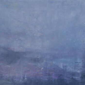 Peinture intitulée "Nebel im Oktober" par Peter Kreft, Œuvre d'art originale, Acrylique