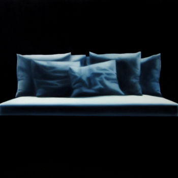 Malerei mit dem Titel "Pillows" von Peter Lenkey-Tóth, Original-Kunstwerk, Öl
