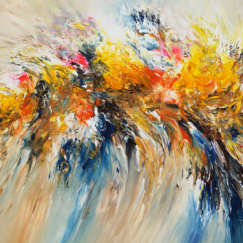 Картина под названием "Sunny Nature XL 1" - Peter Nottrott, Подлинное произведение искусства, Акрил