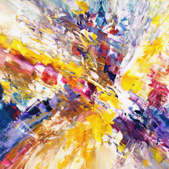 Pintura intitulada "Awesome Energy L 2" por Peter Nottrott, Obras de arte originais, Acrílico