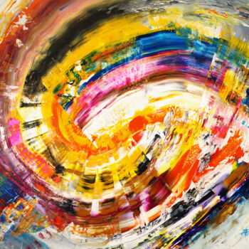 "Vibrant Circle XL 1" başlıklı Tablo Peter Nottrott tarafından, Orijinal sanat, Akrilik