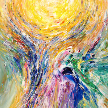 Peinture intitulée "Let The Sun Shine L…" par Peter Nottrott, Œuvre d'art originale, Acrylique