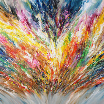 Painting titled "Awesome Energy XXXL…" by Peter Nottrott, Original Artwork, Acrylic