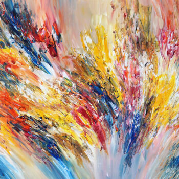 Painting titled "Positive Vitality X…" by Peter Nottrott, Original Artwork, Acrylic