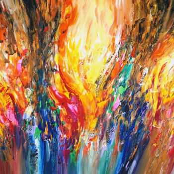 Картина под названием "Awesome Daydream XX…" - Peter Nottrott, Подлинное произведение искусства, Акрил