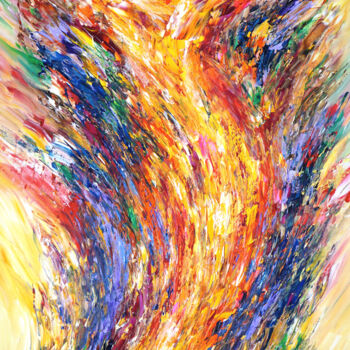 Painting titled "Desire Of Freedom X…" by Peter Nottrott, Original Artwork, Acrylic