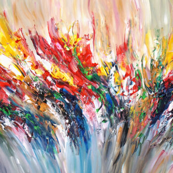 Картина под названием "Awesome Daydream L 5" - Peter Nottrott, Подлинное произведение искусства, Акрил