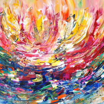Картина под названием "Awesome Daydream S 3" - Peter Nottrott, Подлинное произведение искусства, Акрил