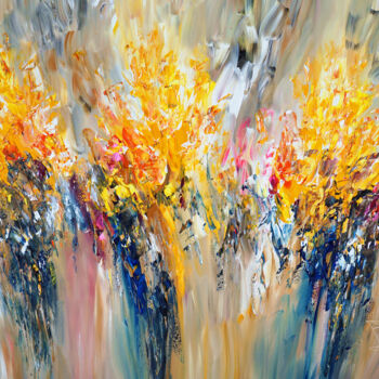 Peinture intitulée "Sunny Nature XL 4" par Peter Nottrott, Œuvre d'art originale, Acrylique