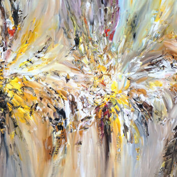 Schilderij getiteld "Sunny Nature XXL 5" door Peter Nottrott, Origineel Kunstwerk, Acryl