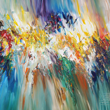 Pittura intitolato "A Great Spirit XL 1" da Peter Nottrott, Opera d'arte originale, Acrilico