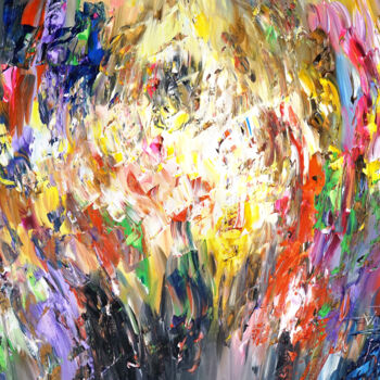 Malerei mit dem Titel "Gate To Heaven M 2" von Peter Nottrott, Original-Kunstwerk, Acryl