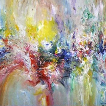 Картина под названием "Colour Symphony XXX…" - Peter Nottrott, Подлинное произведение искусства, Акрил
