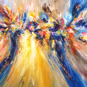 Malerei mit dem Titel "Symphony Of Dreams.…" von Peter Nottrott, Original-Kunstwerk, Acryl