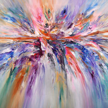 Peinture intitulée "Inspirational Energ…" par Peter Nottrott, Œuvre d'art originale, Acrylique