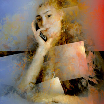 Digitale Kunst mit dem Titel "130119 (nach Renoir)" von Peter Parma, Original-Kunstwerk, Digitale Malerei