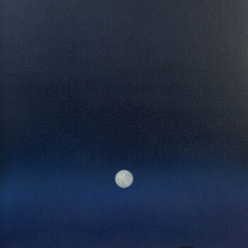 Peinture intitulée "Lunair - III" par Peter Pitout, Œuvre d'art originale, Huile