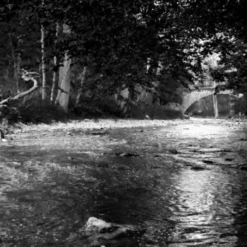 Photographie intitulée "Dark water" par Peter Reichel, Œuvre d'art originale, Photographie numérique