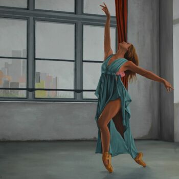 Pintura titulada "Prima Donna" por Peter Seminck, Obra de arte original, Oleo