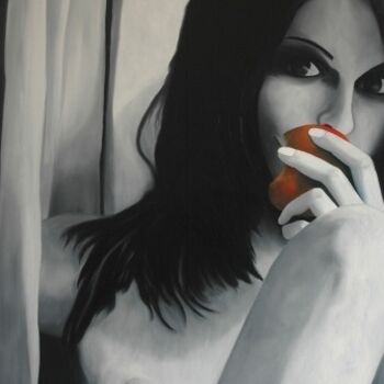 Painting titled "Temptation" by Peter Seminck, Original Artwork, Oil