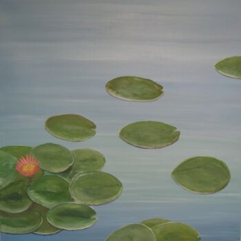 Painting titled "Tranquility" by Peter Stutz, Original Artwork, Oil