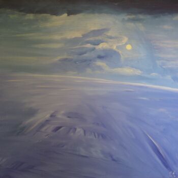 Painting titled "Spiritual-Planes" by Peter Stutz, Original Artwork, Oil
