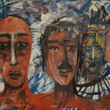 Pittura intitolato "Find Yourself" da Peter Stutz, Opera d'arte originale, Olio