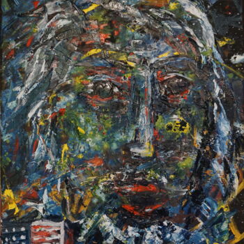 Картина под названием "Homeless" - Peter Stutz, Подлинное произведение искусства, Масло
