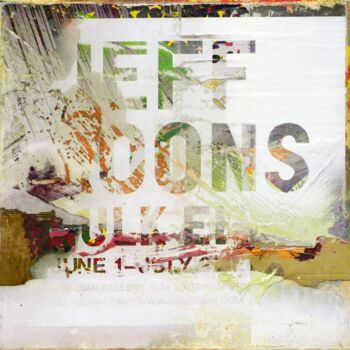 Peinture intitulée "Jeff Koons" par Peter Vahlefeld, Œuvre d'art originale, Huile