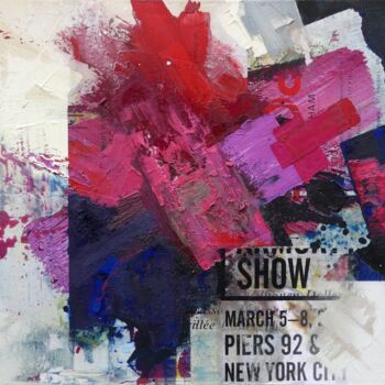 Painting titled "Armory Show NYC" by Peter Vahlefeld, Original Artwork, Oil